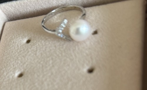 Genuine freshwater pearl ring - genuine,