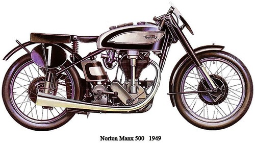 1949 norton manx 500 - 1949,