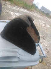 UNKNOWN VINTAGE CAR CENTRAL CONSOLE GEAR STICK COVER.FIBRE GLASS FABRIC COVER