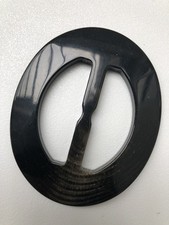 5cm Belt Buckle Vintage Faux Horn Coat Sash Oval Retro Italy Black Brown