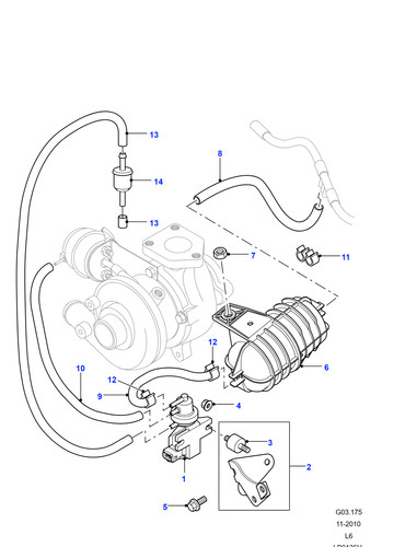 Land rover genuine vacuum hose - genuine,