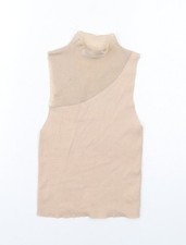 Womens UK Size S Zara Beige