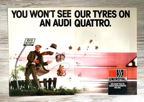 Audi quattro uniroyal 1980s - audi,