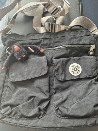 Kipling black nylon - nylon, crossbody