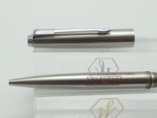 Vintage 1970's Parker 45 Flighter Ballpoint Pen, CT, Black Ink, Imprint  *MINT*