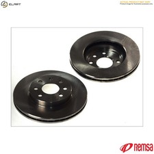 2x BRAKE DISC 61420.10 FOR VW