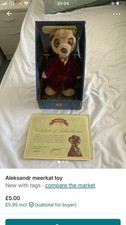 Alexander Meerkat Collectible Toy New with Certificate