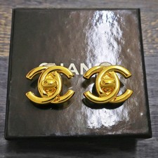 CHANEL Gold Plated CC Logos