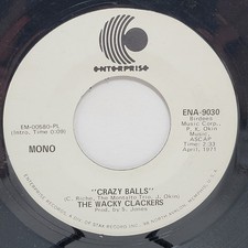 Wacky Clackers Crazy Balls 7" 45rpm EX Vinyl Record 70's 45