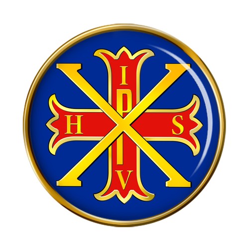 Red cross constantine - cross, pin