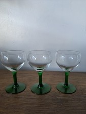 3 Vintage Green Stem