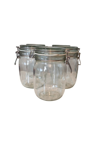 Ikea glass storage jars - storage,
