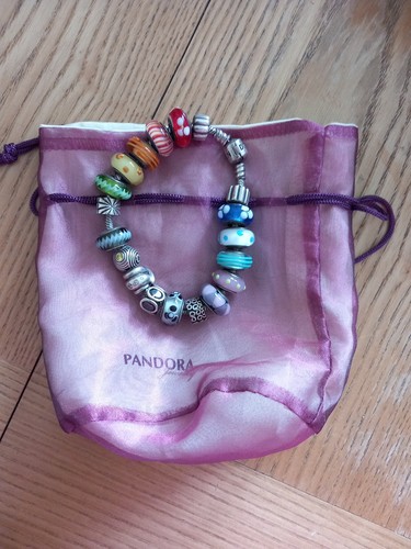 Pandora bracelet with silver - with,