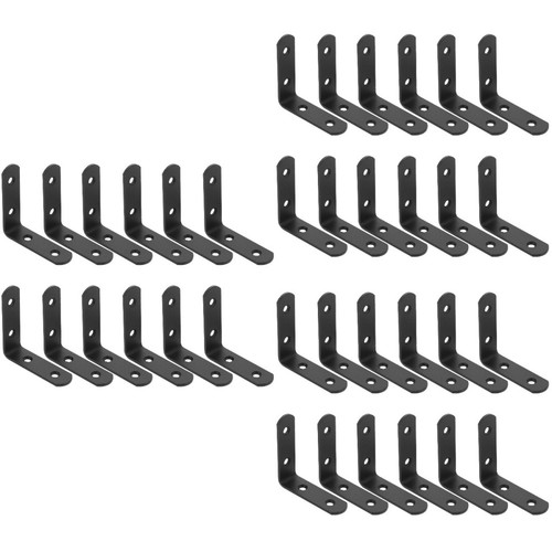 Furniture corner bracket - bracket, black