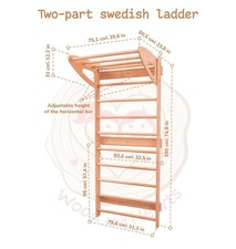 Swedish Ladder Kids with Rope