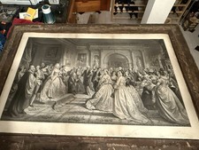 Alexander Hay Ritchie Pencil signed Artist Proof "Lady Washington's Reception”