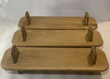 Solid Oak 3-Tier Display /