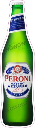 Peroni beer bottle sticker - peroni,