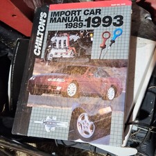 CHILTON IMPORT MANUAL 89 1990