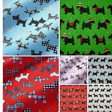 Scotty Dog Dress Craft Poly