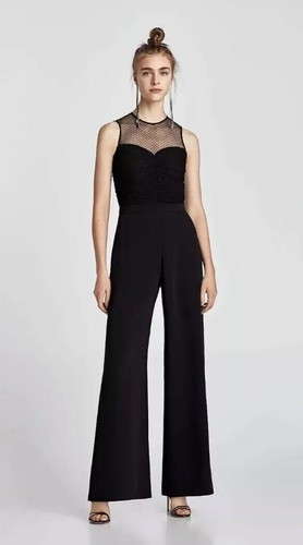 Zara black wide leg - zara,