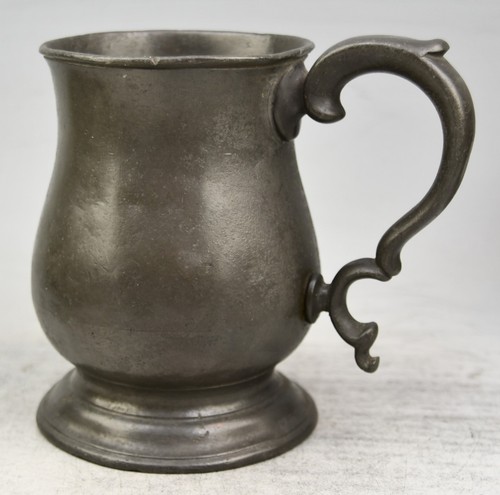 Fine antique pewter pint - fine,