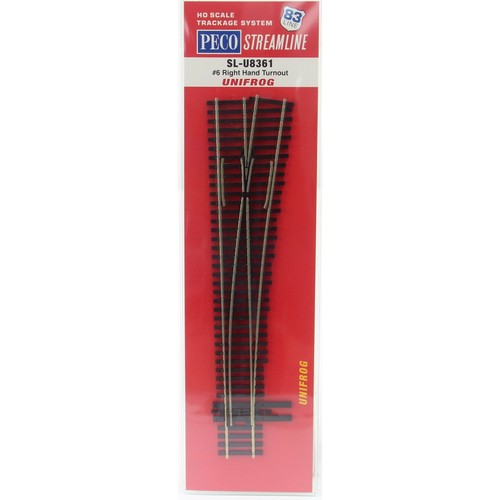 Peco u8361 unifrog turnout - peco,