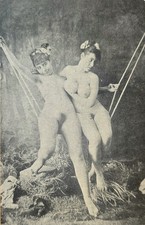 Postcard erotic woman nude