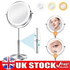 Double sided Makeup Mirror 1X 10X Magnifying Mirror With LED Light Vanity Mirror