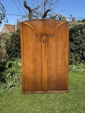 Antique oak art deco double - oak,