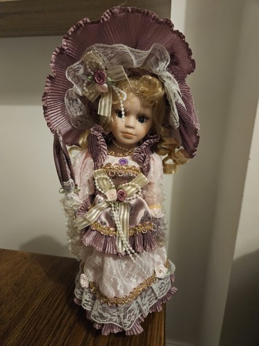 Victorian style porcelain doll - victorian,