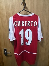 Gilberto Silva Arsenal Signed