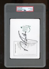 Nick Faldo Auto Signed Masters