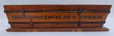 Vintage Wood & Brass  Snooker/ Billiard 2 player Scoreboard.