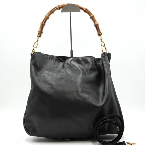 Gucci vintage leather 2way - leather,