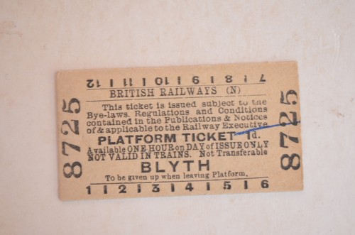 Railway platform ticket - ticket, br