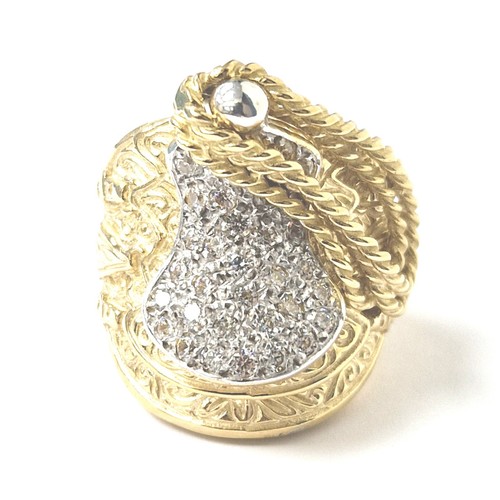9ct gold saddle - 9ct,