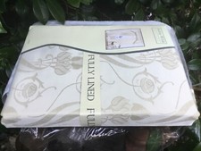 ASHLEY WILDE CREAM ART NOUVEAU LINED CURTAINS.  OLDER DESIGN BUT UNUSED & BNIB