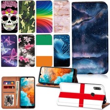 Leather Smart Cover Phone Folio Case For Honor 70 lite/X7A /X7B/X8A Smartphones
