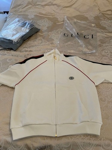 Gucci jersey zip sweatshirt - jersey,