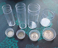 BCW coin tubes - 18 19 24 31 & 38 mm - silver & gold bulk bullion container