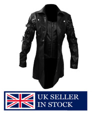 Men Faux Leather Goth Matrix