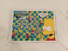 The Simpsons 3-D CHESS SET Game 1997 Vintage