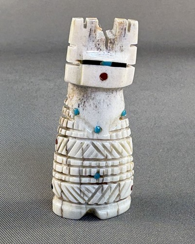 Vintage zuni carved antler - zuni,