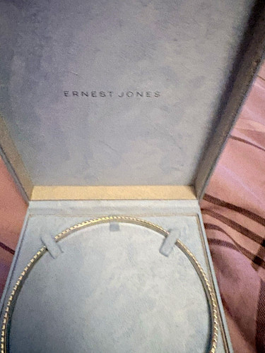 Ernest jones silver box chain - silver,