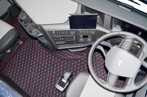Truck eco leather floor set - leather,