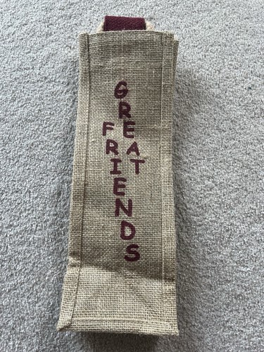 Hessian wine bottle bags - hessian,