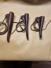 3 Leather Neck Sheath Wood