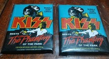 KISS 2 NOVELTY PHANTOM OF THE PARK TRADING CARD PACKS