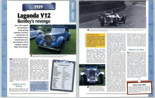 Lagonda v12 1930 1940 a - v12, 1930/1940